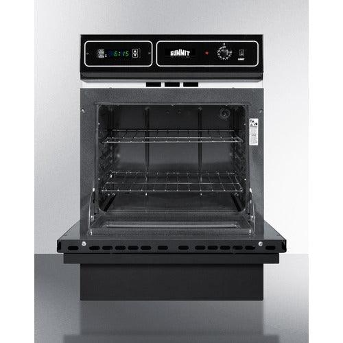 Summit Gas Wall Oven Summit 24&quot; Wide Gas Wall Oven TTM7212DK