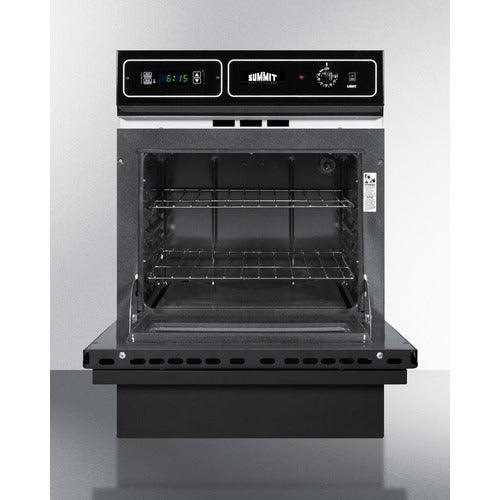 Summit Gas Wall Oven Summit 24" Wide Gas Wall Oven TTM7212DK