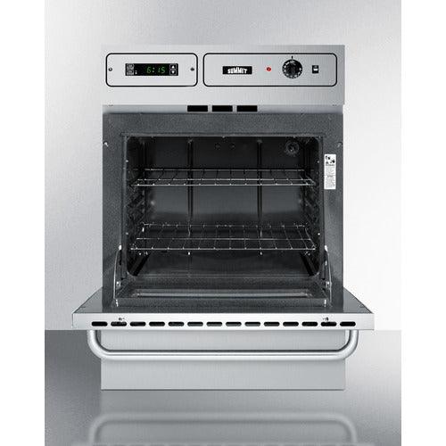 Summit Gas Wall Oven Summit 24&quot; Wide Gas Wall Oven TTM7882BKW