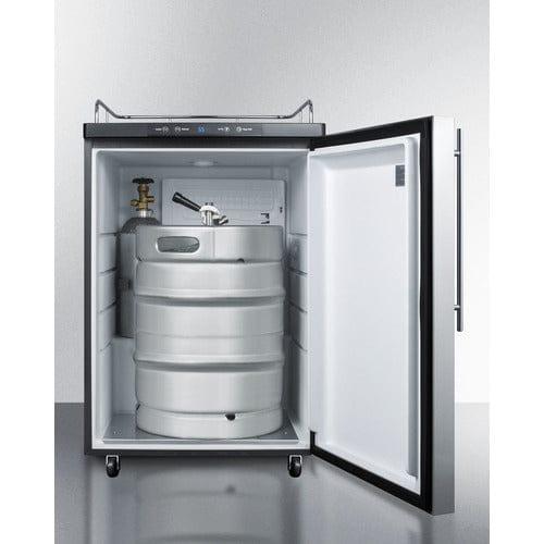 Summit Kegerator Summit 24&quot; Wide Kegerator SBC635MNKSSHV