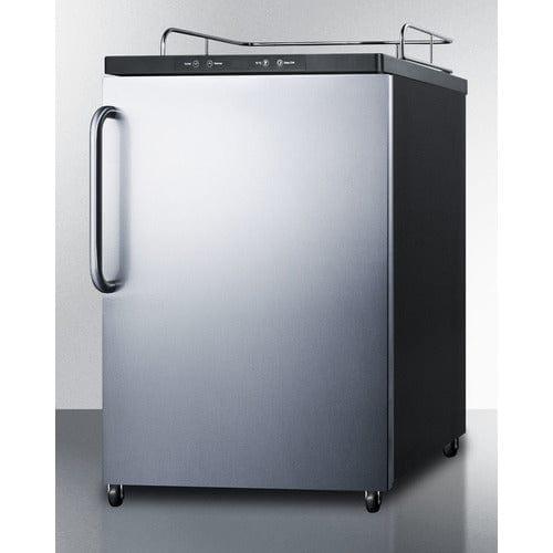 Summit Kegerator Summit 24&quot; Wide Kegerator SBC635MNKSSTB