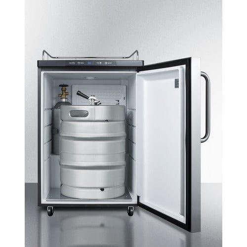 Summit Kegerator Summit 24&quot; Wide Kegerator SBC635MNKSSTB