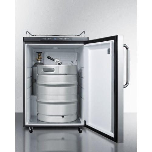Summit Kegerator Summit 24" Wide Kegerator SBC635MNKSSTB