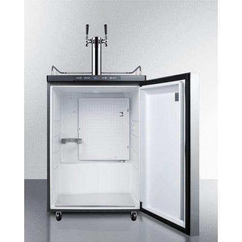 Summit Kegerator Summit 24" Wide Kegerator SBC635MSSHHTWIN