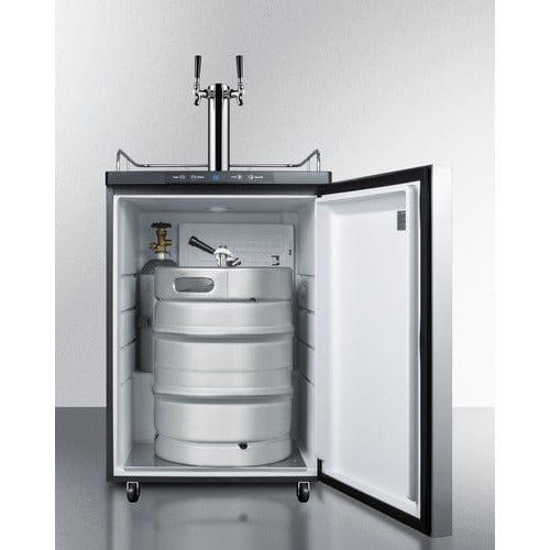 Summit Kegerator Summit 24&quot; Wide Kegerator SBC635MSSHHTWIN