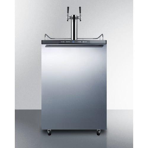 Summit Kegerator Summit 24&quot; Wide Kegerator SBC635MSSHHTWIN