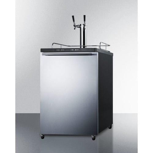 Summit Kegerator Summit 24&quot; Wide Kegerator SBC635MSSHHTWIN