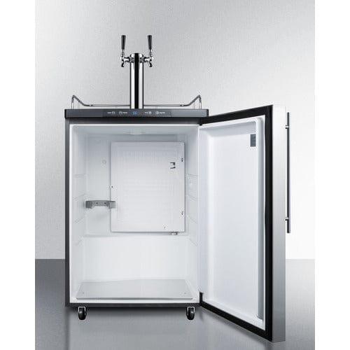 Summit Kegerator Summit 24" Wide Kegerator SBC635MSSHVTWIN