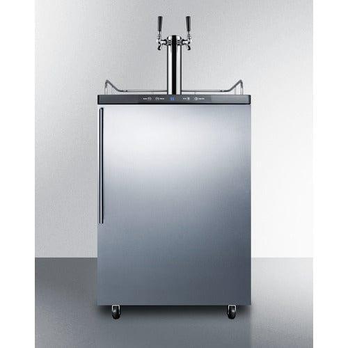 Summit Kegerator Summit 24&quot; Wide Kegerator SBC635MSSHVTWIN