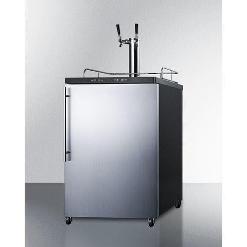 Summit Kegerator Summit 24&quot; Wide Kegerator SBC635MSSHVTWIN