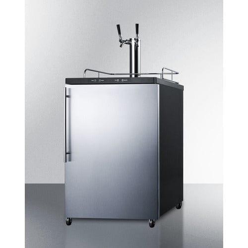 Summit Kegerator Summit 24" Wide Kegerator SBC635MSSHVTWIN