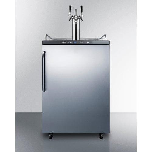 Summit Kegerator Summit 24&quot; Wide Kegerator SBC635MSSTBTRIPLE