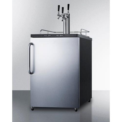 Summit Kegerator Summit 24" Wide Kegerator SBC635MSSTBTRIPLE