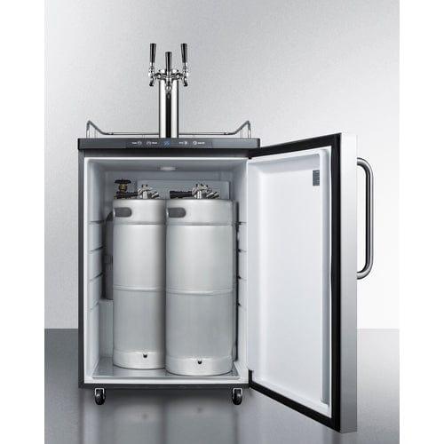 Summit Kegerator Summit 24&quot; Wide Kegerator SBC635MSSTBTRIPLE