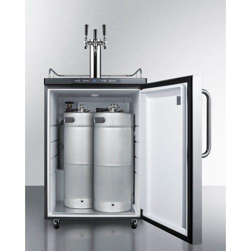 Summit Kegerator Summit 24" Wide Kegerator SBC635MSSTBTRIPLE