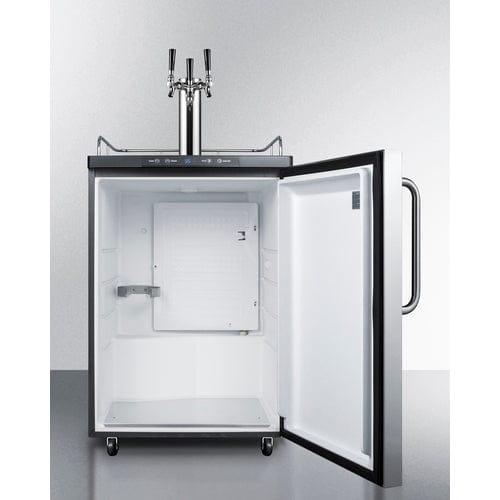 Summit Kegerator Summit 24&quot; Wide Kegerator SBC635MSSTBTRIPLE