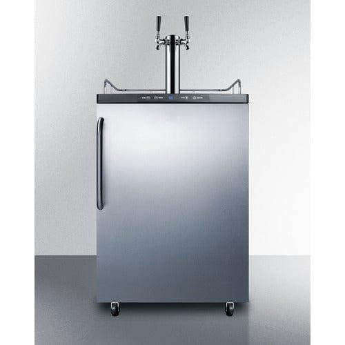 Summit Kegerator Summit 24&quot; Wide Kegerator SBC635MSSTBTWIN