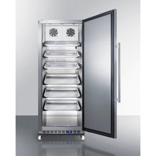 Summit All-Refrigerator Summit 24" Wide Mini Reach-In All-Refrigerator with Dolly FFAR121SSRI