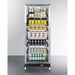 Summit Beverage Center Summit 24" Wide Mini Reach-In Beverage Center with Dolly SCR1156RI