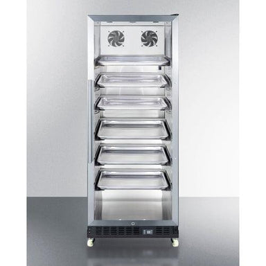 Summit Beverage Center Summit 24" Wide Mini Reach-In Beverage Center with Dolly SCR1156RI