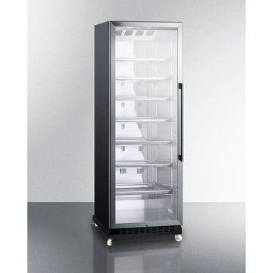 Summit Beverage Center Summit  24" Wide Mini Reach-In Beverage Center with Dolly SCR1401LHRI