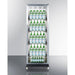 Summit Beverage Center Summit  24" Wide Mini Reach-In Beverage Center with Dolly SCR1401RI