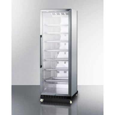 Summit Beverage Center Summit  24" Wide Mini Reach-In Beverage Center with Dolly SCR1401RICSS