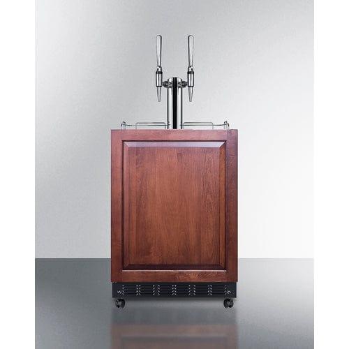 Summit Kegerator Summit 24&quot; Wide Nitro Coffee Kegerator (Panel Not Included) SBC7BRSIFNCF2LHD