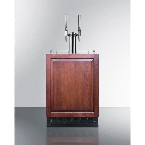 Summit Kegerator Summit 24&quot; Wide Nitro Coffee Kegerator (Panel Not Included) SBC7BRSIFNCF2LHD