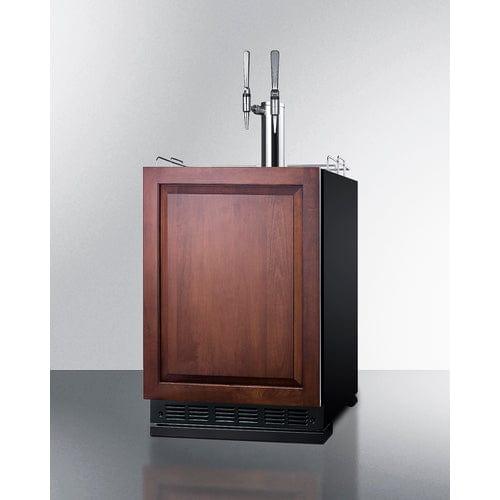 Summit Kegerator Summit 24&quot; Wide Nitro Coffee Kegerator (Panel Not Included) SBC7BRSIFNCF2LHD