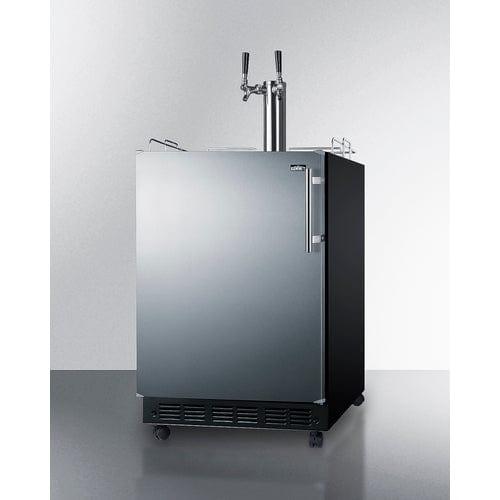 Summit Kegerator Summit 24&quot; Wide Nitro Coffee Kegerator (Panel Not Included) SBC7BRSLHD