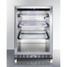 Summit Beverage Center Summit 24" Wide Outdoor Mini Reach-In Beverage Center with Dolly SCR611GLOSRI