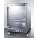 Summit Beverage Center Summit 24" Wide Outdoor Mini Reach-In Beverage Center with Dolly SCR611GLOSRI