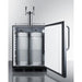 Summit Outdoor Wine Kegerator Summit 24" Wide Outdoor Wine Kegerator, ADA Compliant SBC54OSBIADAWKDTWIN