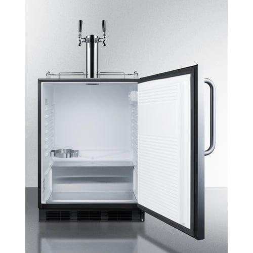 Summit Outdoor Wine Kegerator Summit 24" Wide Outdoor Wine Kegerator, ADA Compliant SBC54OSBIADAWKDTWIN
