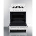 Summit Propane Range /Stove Summit 24" Wide Propane Gas Range, Battery Ignition (White) Model WLM610P