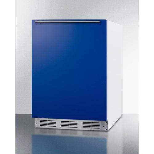 Summit Refrigerators Summit 24&quot; Wide Refrigerator-Freezer, ADA Compliant BRF611WHBADA