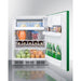 Summit Refrigerators Summit 24" Wide Refrigerator-Freezer, ADA Compliant BRF611WHGADA