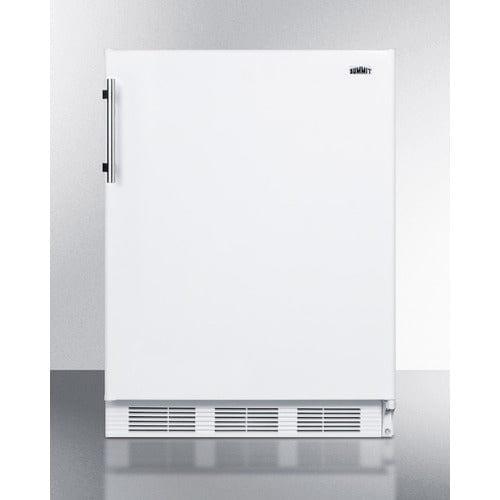 Summit Refrigerators Summit 24&quot; Wide Refrigerator-Freezer, ADA Compliant CT661WADA