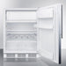 Summit Refrigerators Summit 24" Wide Refrigerator-Freezer, ADA Compliant CT661WSSHVADA