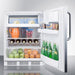 Summit Refrigerators Summit 24" Wide Refrigerator-Freezer, ADA Compliant CT661WSSTBADA