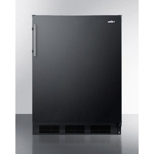 Summit Refrigerators Summit 24" Wide Refrigerator-Freezer, ADA Compliant CT663BKADA