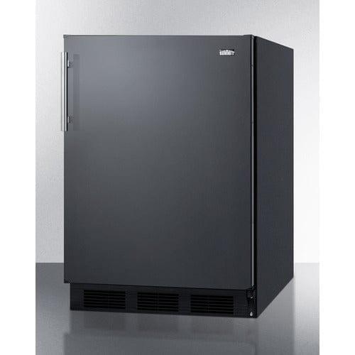 Summit Refrigerators Summit 24" Wide Refrigerator-Freezer, ADA Compliant CT663BKADA