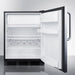 Summit Refrigerators Summit 24" Wide Refrigerator-Freezer, ADA Compliant CT663BKSSTBADA