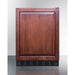 Summit Refrigerators Summit 24" Wide Refrigerator-Freezer, ADA Compliant (Panel Not Included) CT66BK2SSIFADA