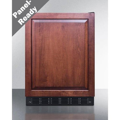 Summit Refrigerators Summit 24" Wide Refrigerator-Freezer, ADA Compliant (Panel Not Included) CT66BK2SSIFADA