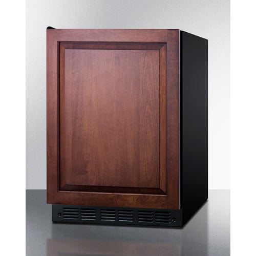 Summit Refrigerators Summit 24" Wide Refrigerator-Freezer, ADA Compliant (Panel Not Included) CT66BK2SSIFADALHD