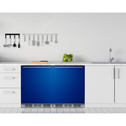 Summit Refrigerators Summit 24" Wide Refrigerator-Freezer BRF611WHB
