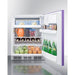 Summit Refrigerators Summit 24" Wide Refrigerator-Freezer BRF611WHP