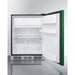 Summit Refrigerators Summit 24" Wide Refrigerator-Freezer BRF631BKG